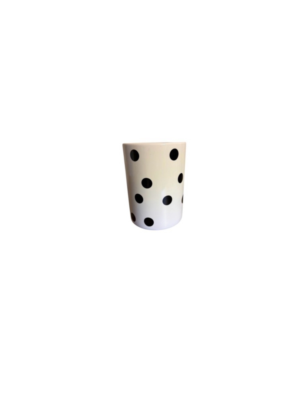 Kate Spade x Lenox “All in Good Taste” Black and White Polka Dot Utensil Holder